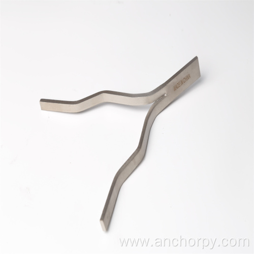 Stainless steel flat steel anchor